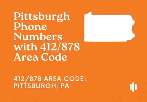 Pittsburgh Phone Numbers with 412_878 Area Code