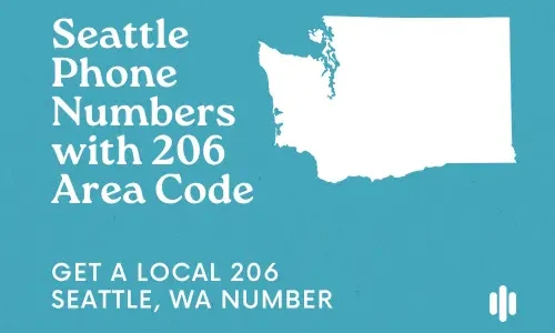 Seattle, WA area code is 206