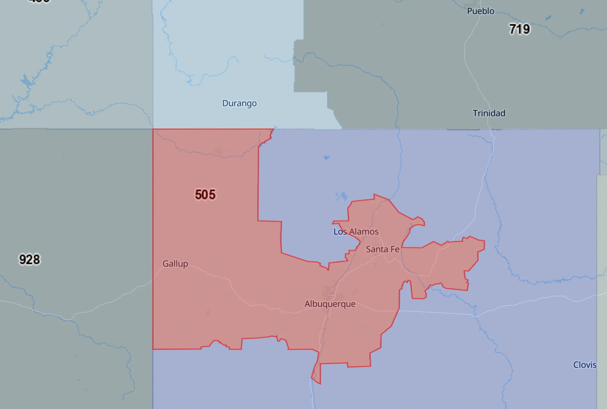 505 area code is Albuquerque, NM