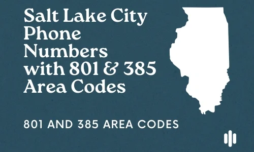 801 and 385 Area Codes